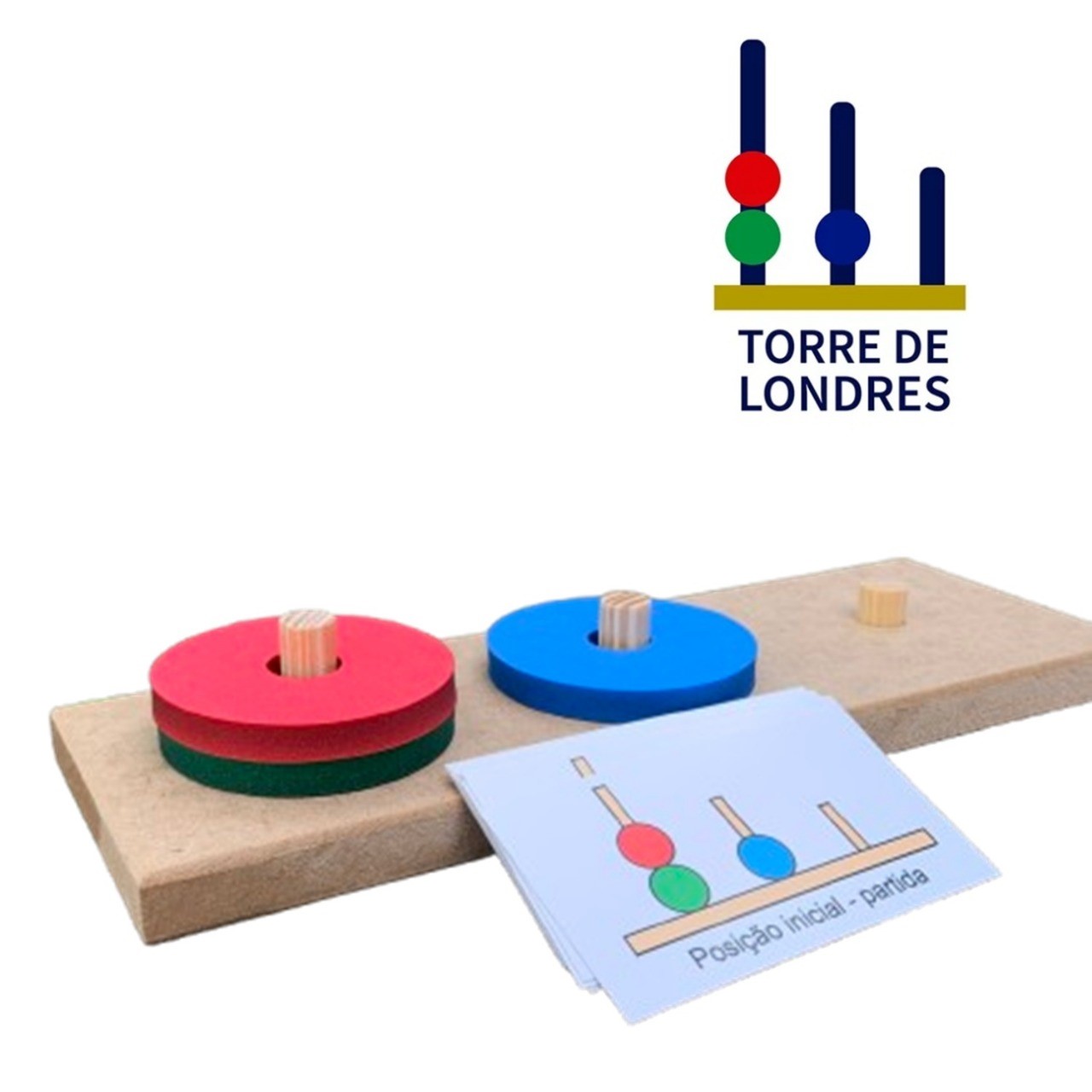 Jogo Torre De Londres Encaixar Brinquedo Educativo - Imagem 3