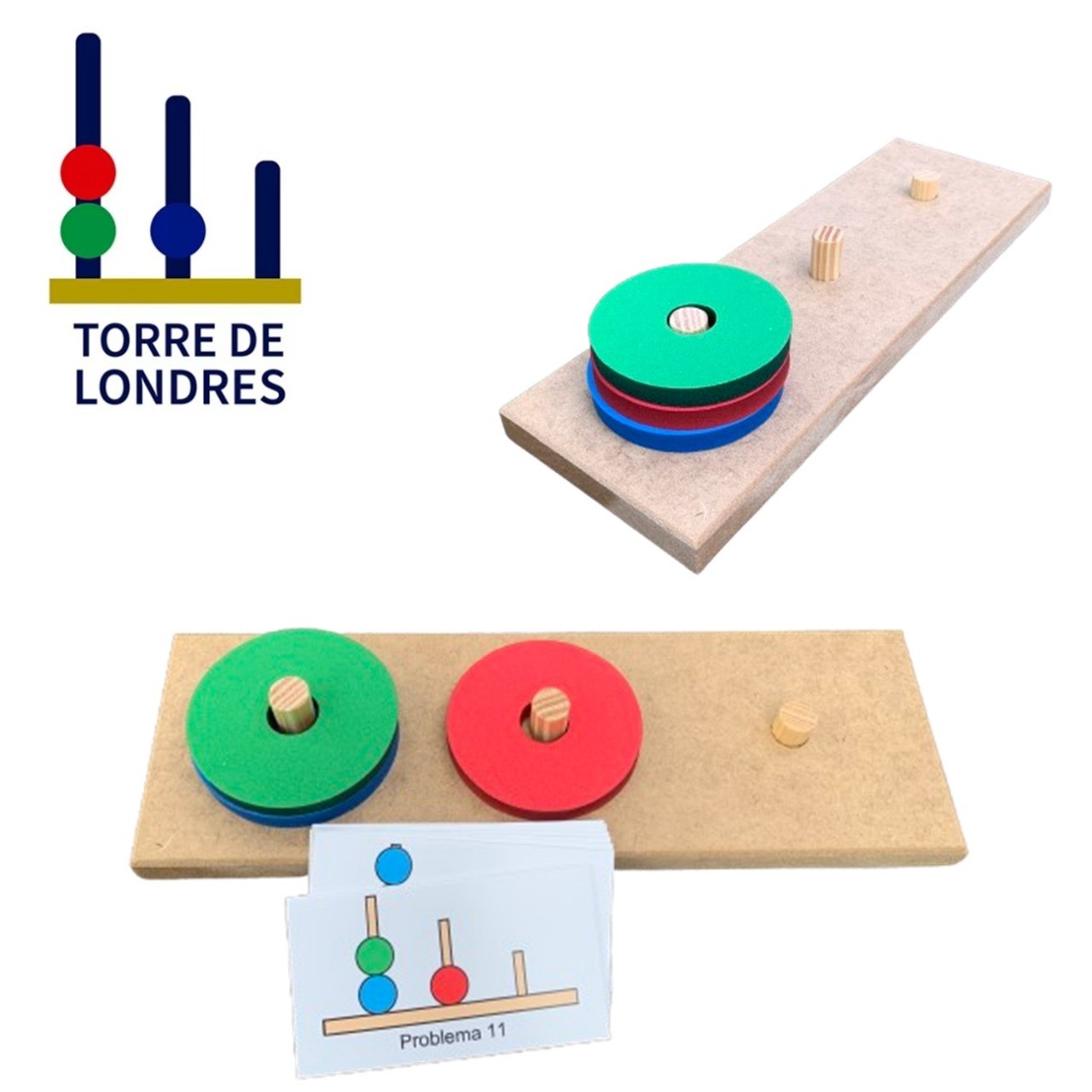 Jogo Torre De Londres Encaixar Brinquedo Educativo - Imagem 4